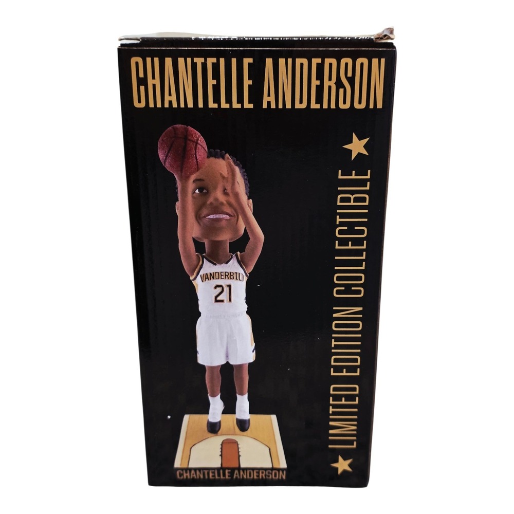 Vanderbilt Basketball Chantelle Anderson Bobblehead WNBA Monarchs New In Box